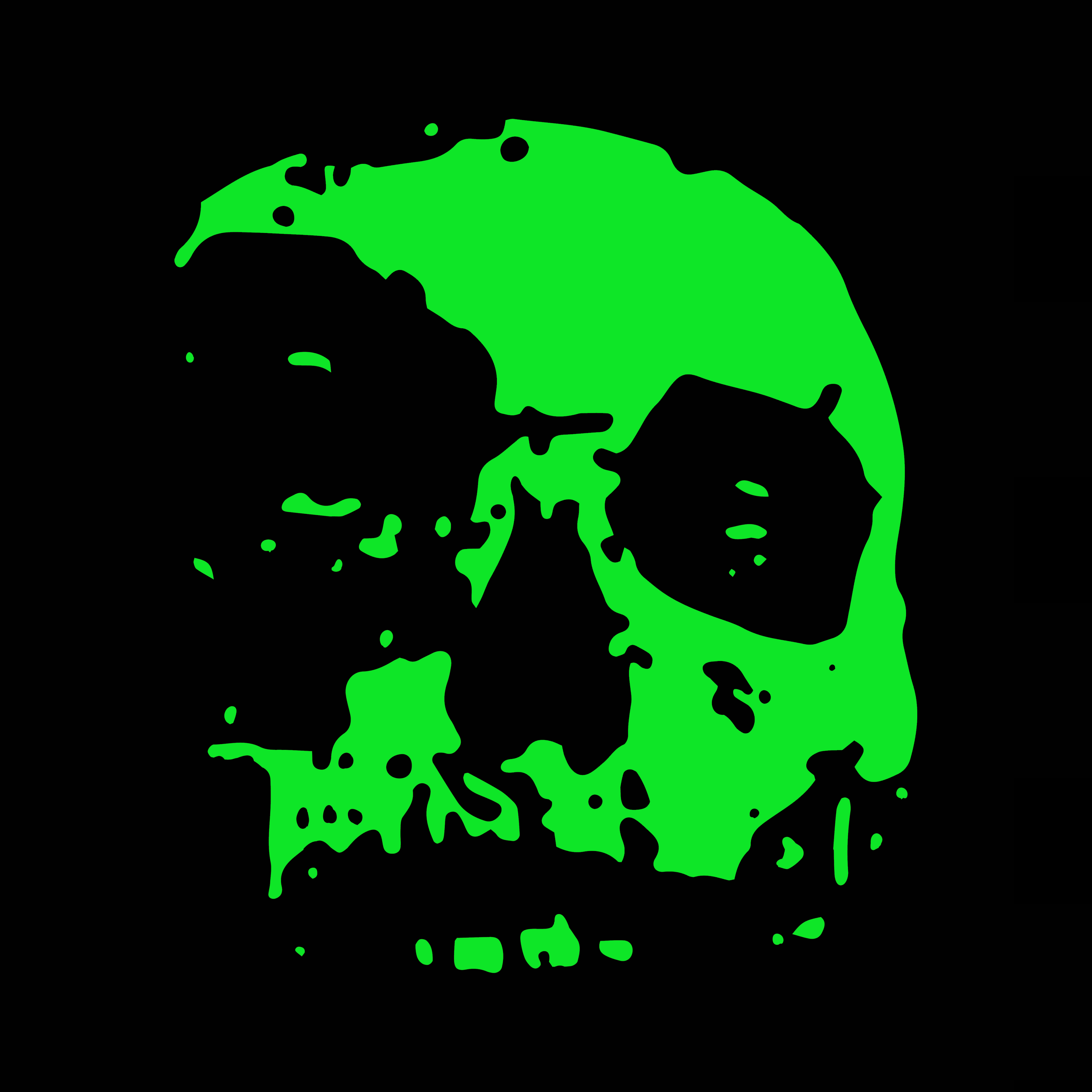 Lime Skull of Questionable Origin